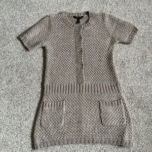 BcBgmaxazria beige camel tunic sweater wool blend size small